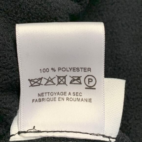 MARIE ADAM-LEENAERDT Size S Black Fleece 1/4 Zip Jacket - Picture 6 of 6